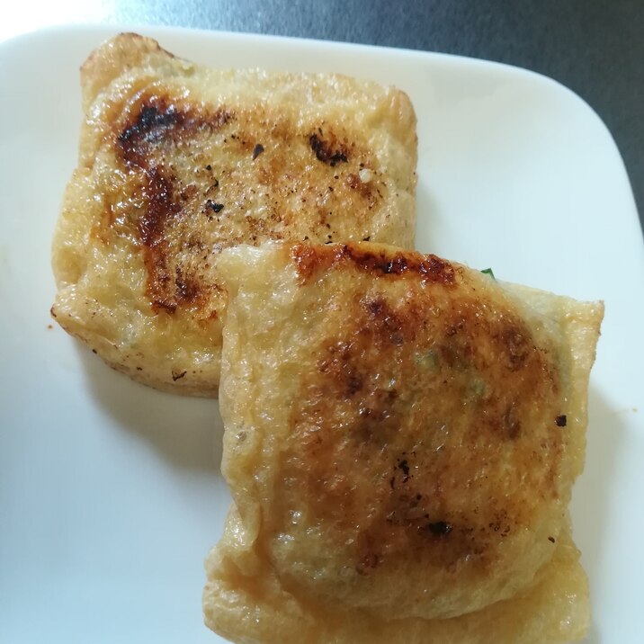 糖質オフ！餃子の皮を油揚げで作る餃子